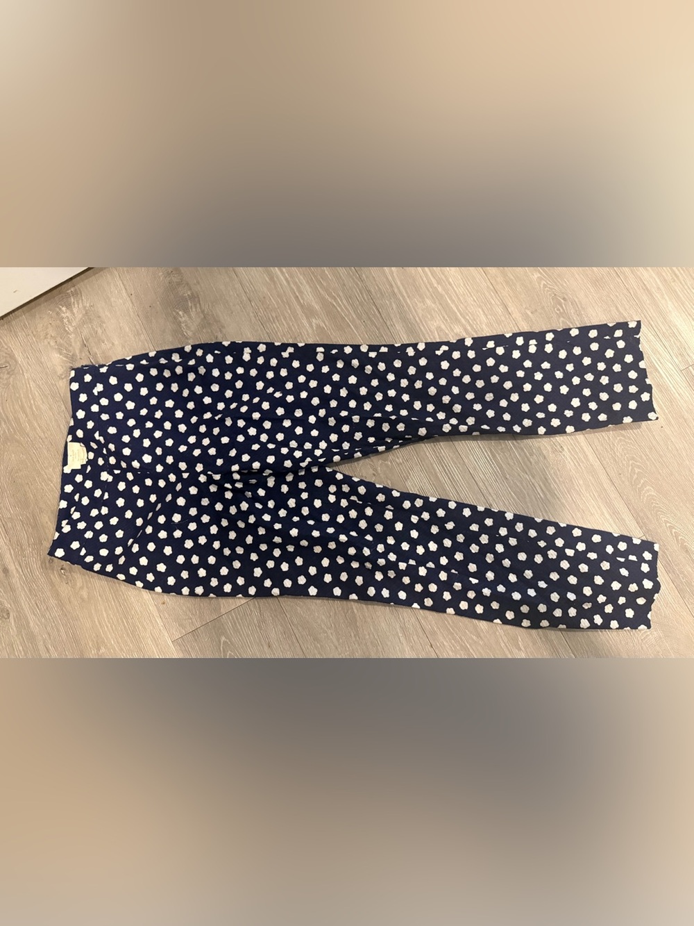 kate spade Navy Blue Polka Dot Leggings - Picture 3 of 5